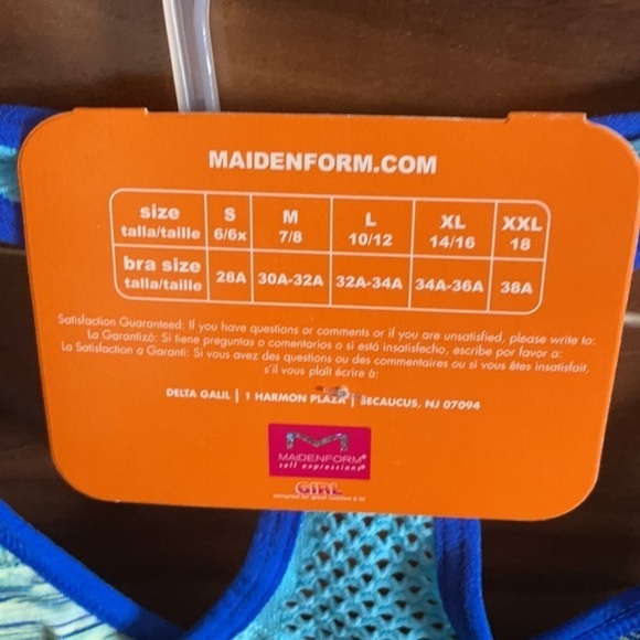 Maidenform self expression Girl bra Sz Med 30A-32A - Picture 3 of 4